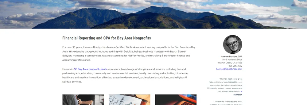 Harmon Burstyn, CPA cover