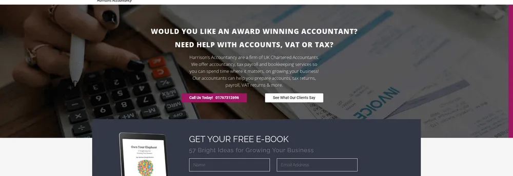 Harrisons Accountancy cover