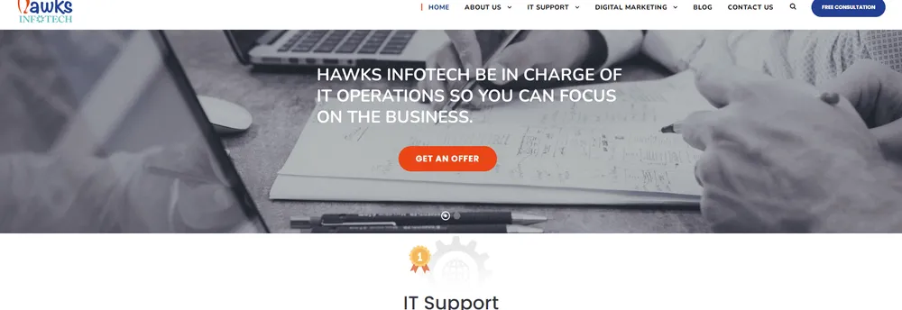 Hawks Infotech cover