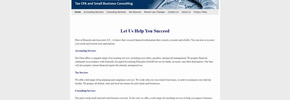 Henricks & Associates Sc cover