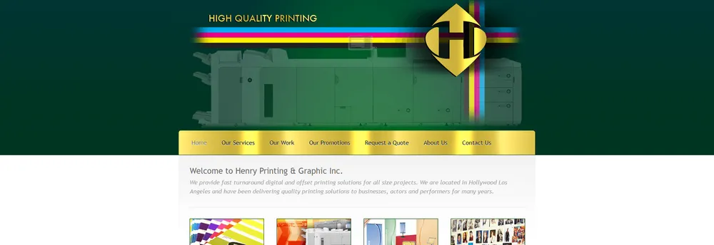 Henry Printing & Graphic cover