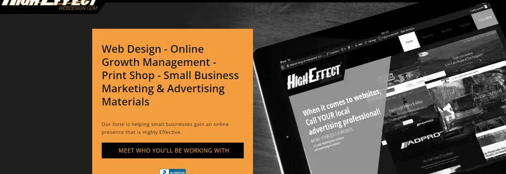 High Effect Web Design & Digital Marketing cover