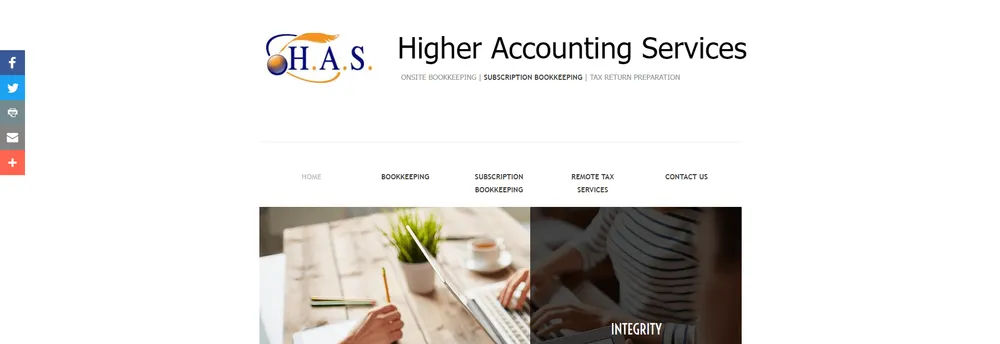 Higher Accounting Services Corporation cover