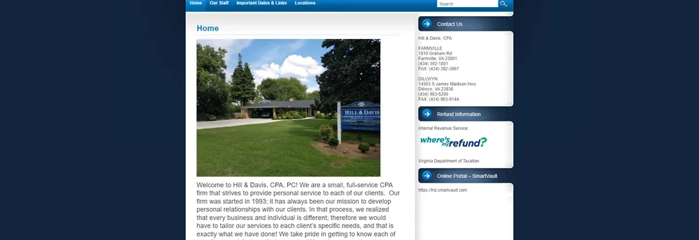Hill & Davis, CPA, PC cover
