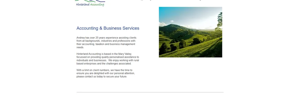 Hinterland Accounting cover