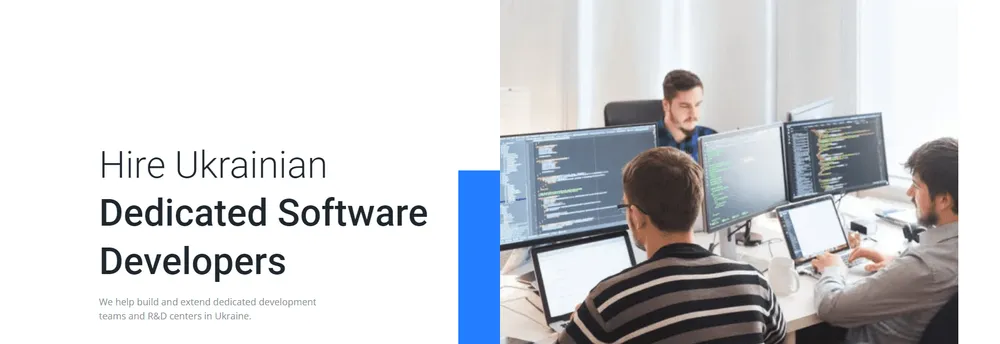 Hire Ukrainian Developers cover