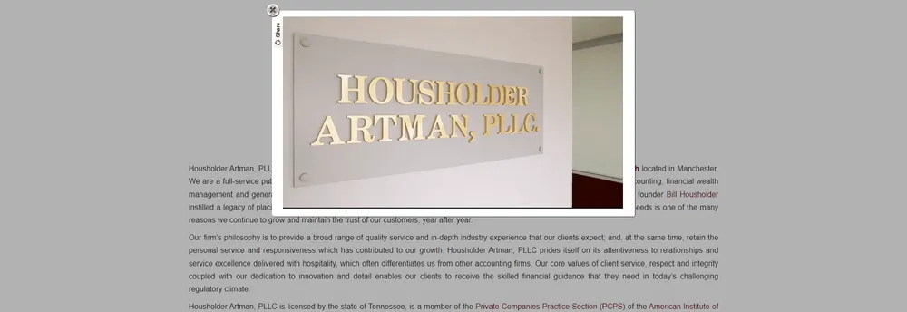 Housholder Artman, PLLC cover
