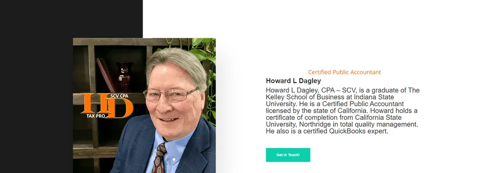 Howard L Dagley, CPA cover