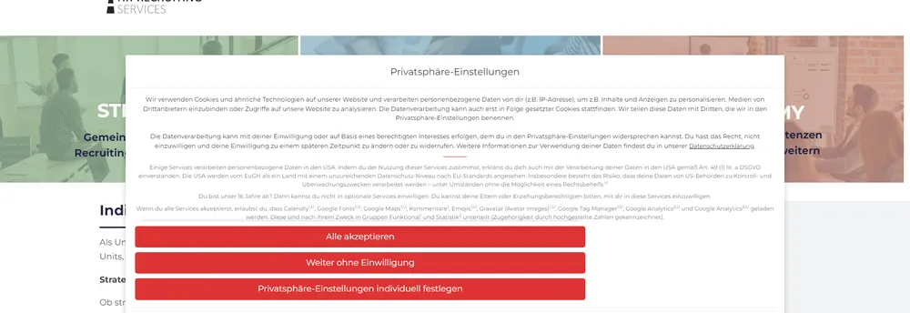 HR-Recruiting Services GmbH cover
