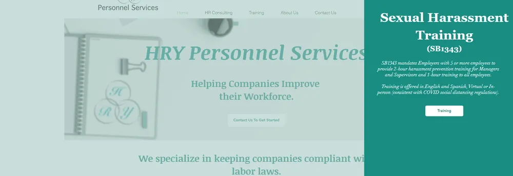 HRY Personnel Services cover