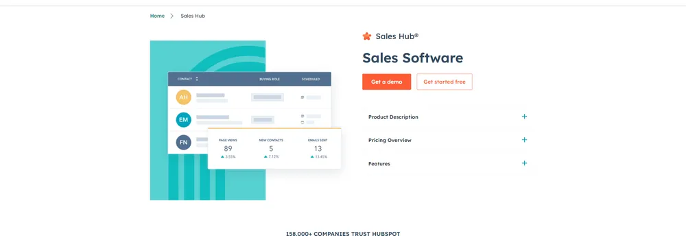 HubSpot Sales Hub cover