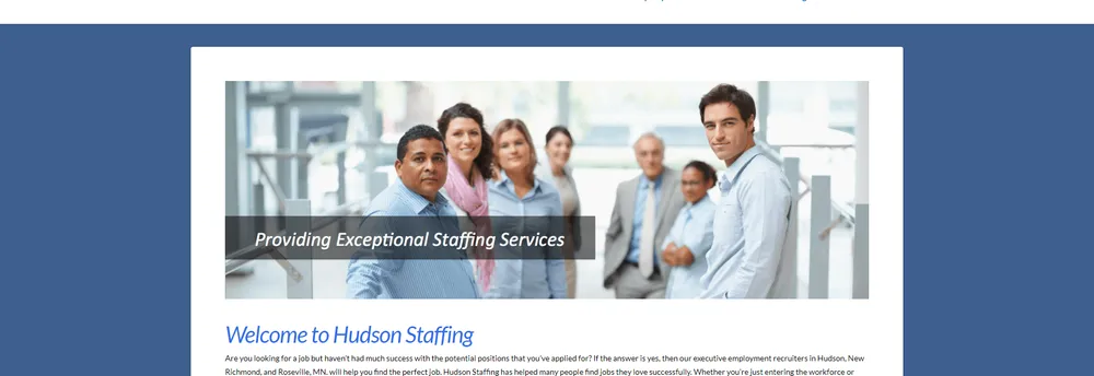 Hudson Staffing cover