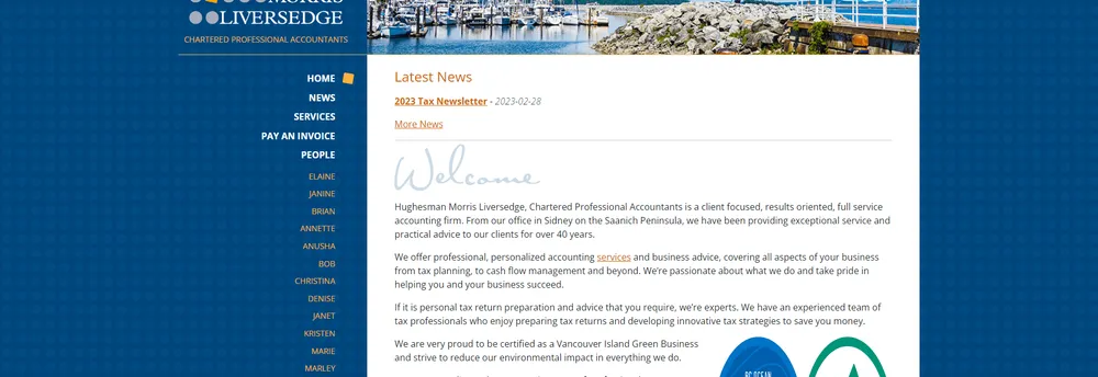 Hughesman Morris, CPA's cover