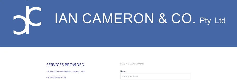 Ian Cameron & Co. cover