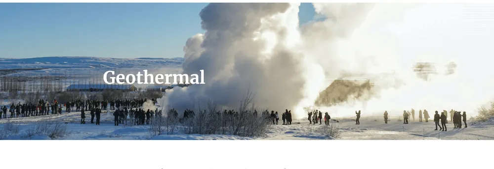 Iceland Geothermal cover