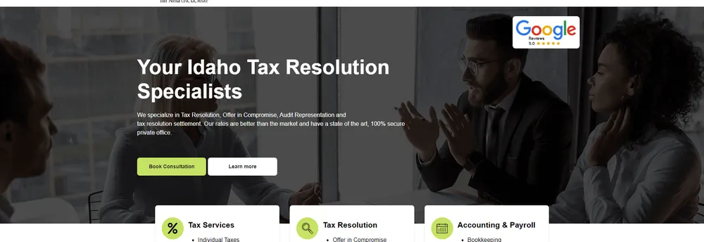 Idaho Tax & Bookkeeping Services cover