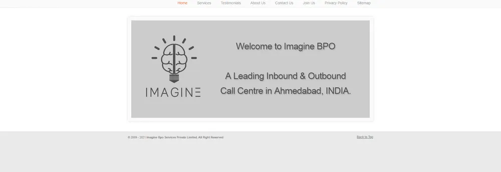 Imagine BPO cover