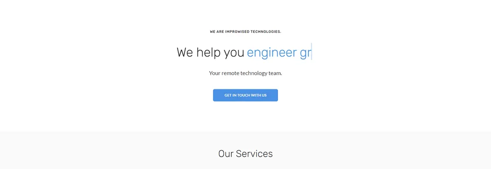 Improwised Techhnologies cover