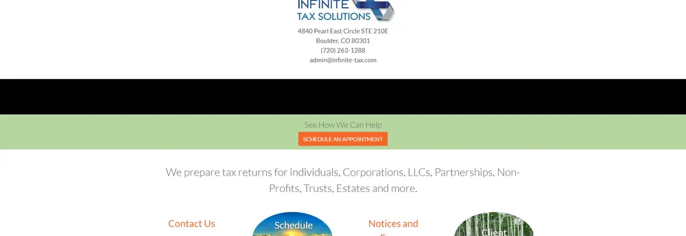 Infinite Tax Solutions cover