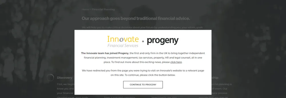 Innovate Financial Services cover