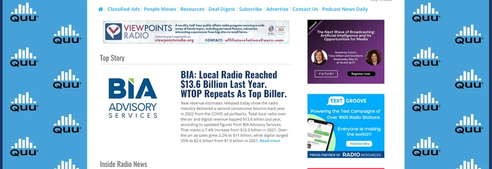 Inside Radio cover