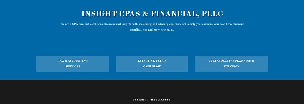 Insight CPAs & Financial, LLC cover