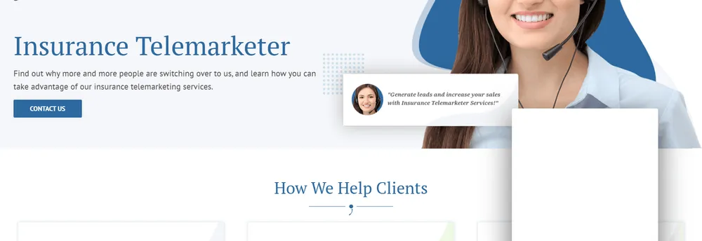 Insurance Telemarketer cover