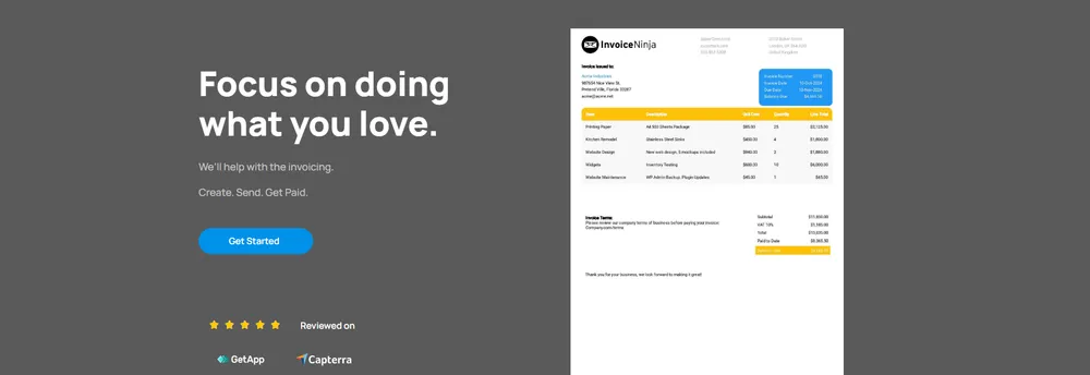 Invoice Ninja cover