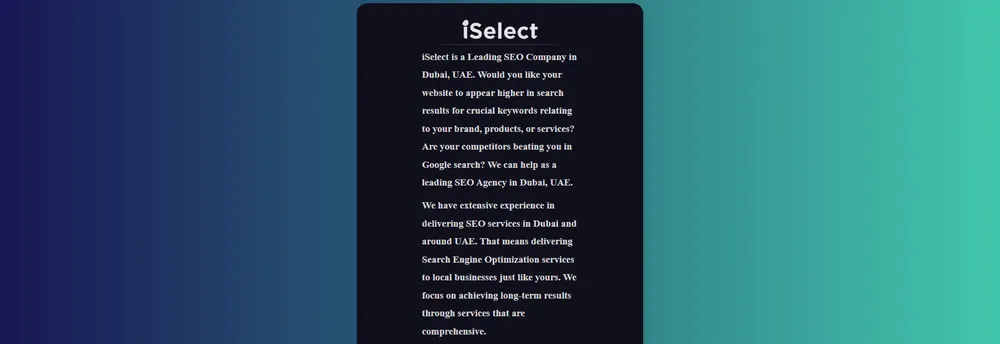 iSelect cover