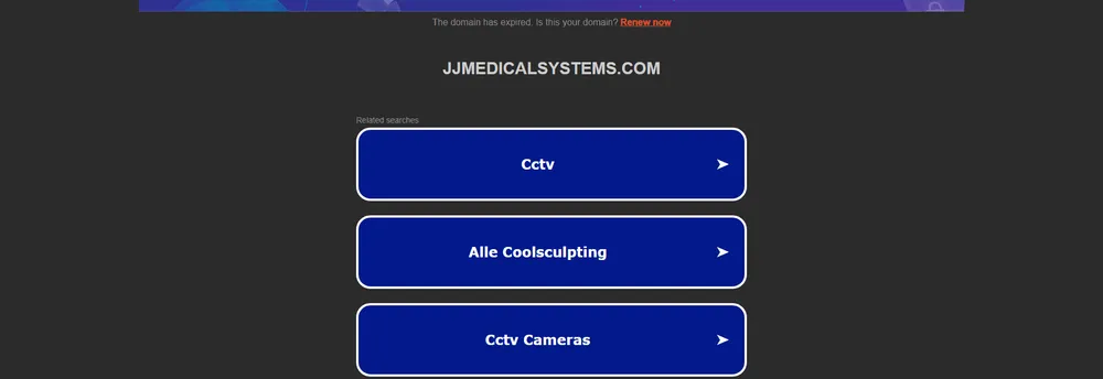 JJ medical systems cover