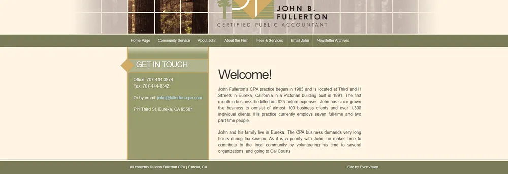 John Fullerton, CPA cover