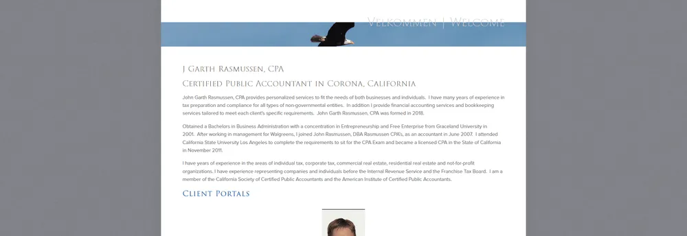 John Garth Rasmussen, CPA cover