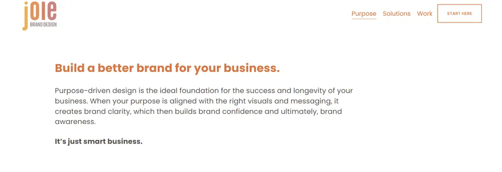 Joie Brand Design cover