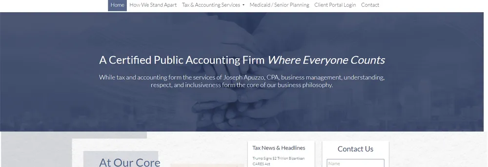 Joseph Apuzzo, CPA cover