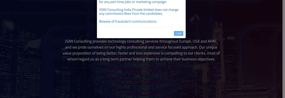 JSAN Consulting Group cover