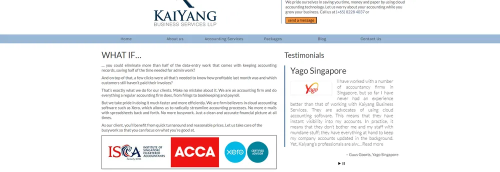 Kaiyang Business Services LLP cover