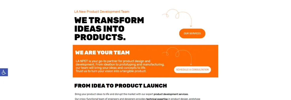 LA New Product Development Team cover