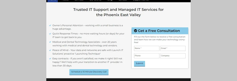 Launch IT Solutions cover