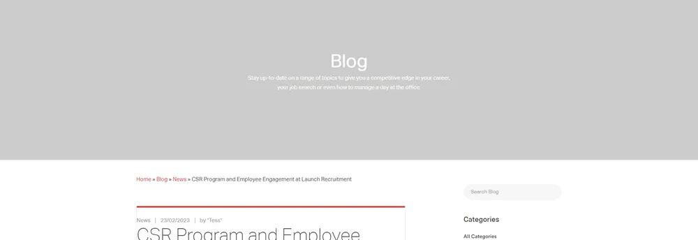Launch Recruitment cover