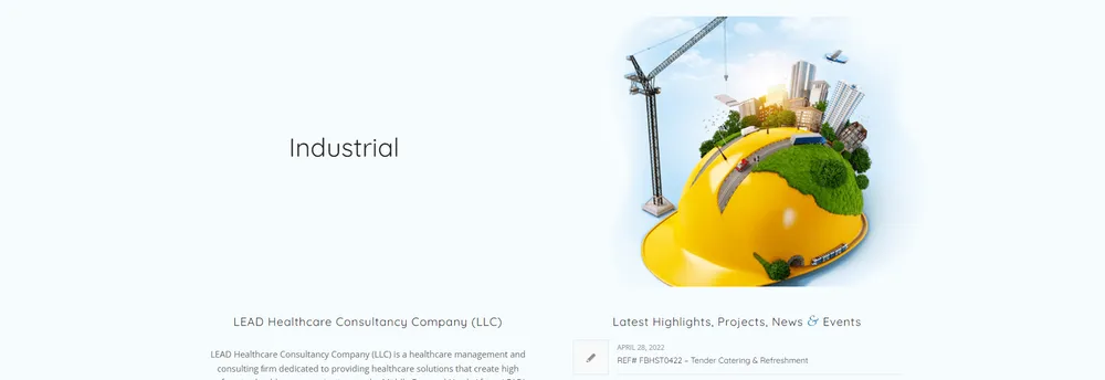 LEAD Healthcare Consultancy cover