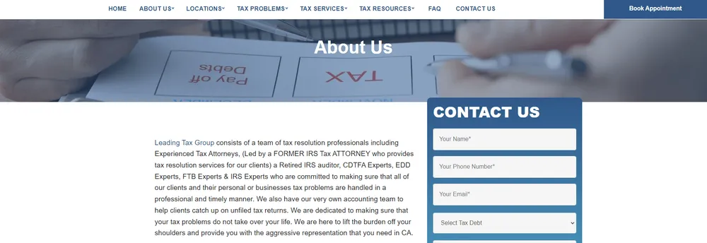 Leading Tax Group cover