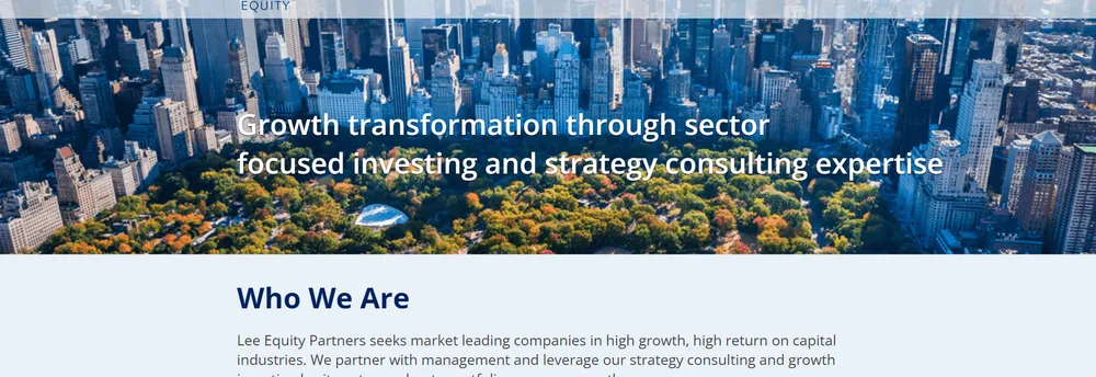Lee Equity Partners cover