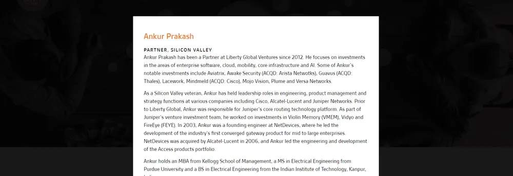 Liberty Global Ventures cover