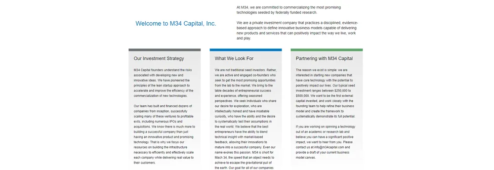 M34 Capital cover