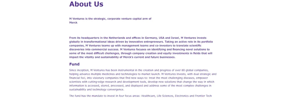 M Ventures cover