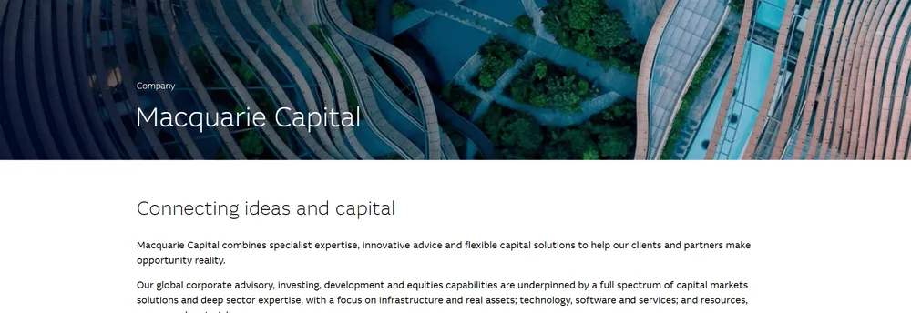 Macquarie Capital cover