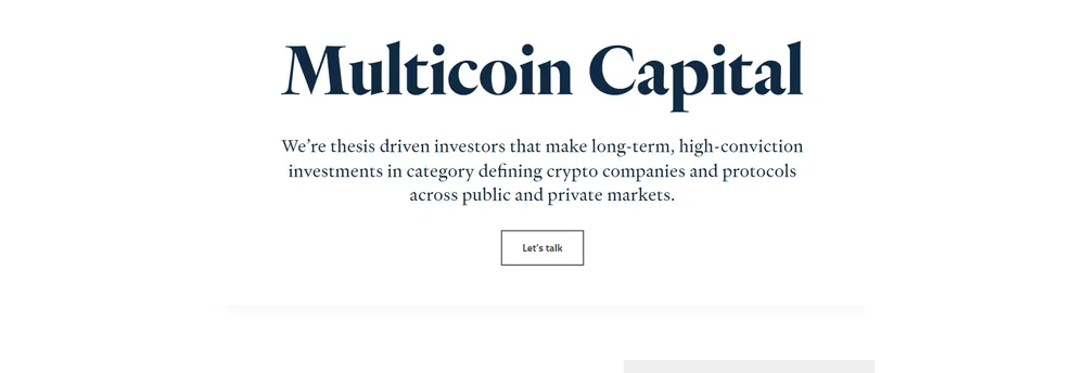 Multicoin Capital cover