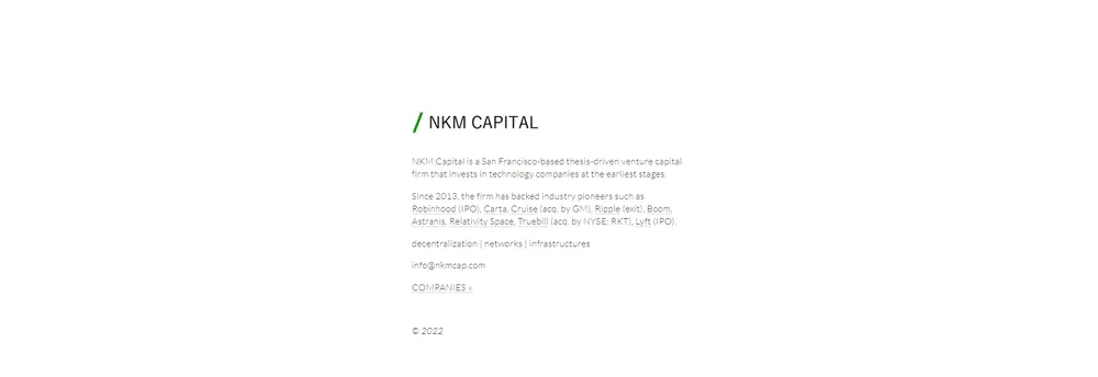 NKM Capital cover