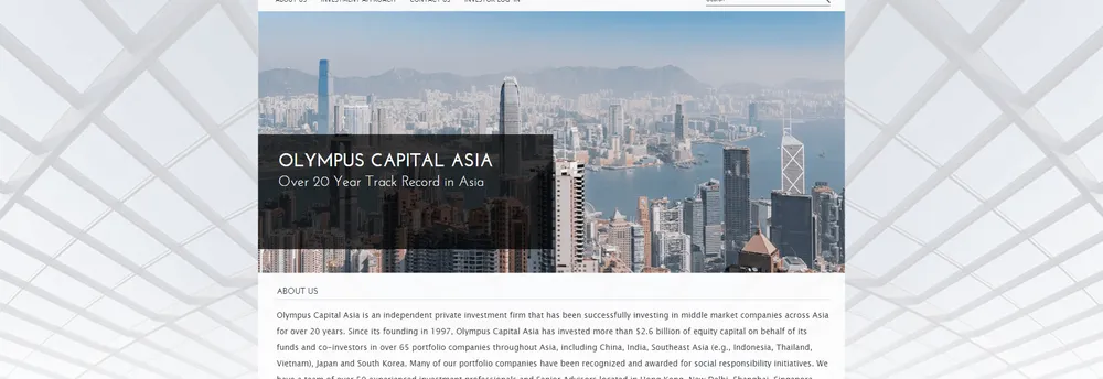 Olympus Capital Holdings Asia cover