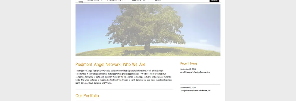 Piedmont Angel Network cover